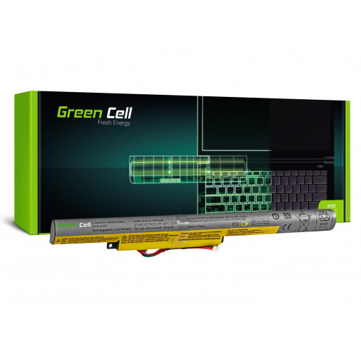 LE54 : Green Cell Battery for Lenovo IdeaPad P500 Z510 P400 / 14,4V 2200mAh; Green Cell