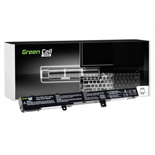AS75PRO : Green Cell PRO Battery for Asus R508 R556 R509 X551 / 14,4V 2600mAh; Green Cell
