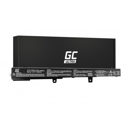 AS75ULTRA : Green Cell ULTRA Battery for Asus R508 R556 R509 X551 / 14,4V 3400mAh; Green Cell