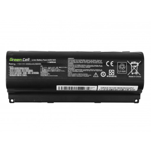 AS128 : Green Cell Battery for Asus ROG G751 G751J / 15V 4400mAh; Green Cell