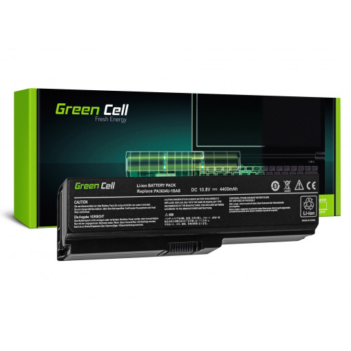 TS03 : Green Cell Battery for Toshiba Satellite C650 C650D C660 C660D L650D L655 L750 PA3817U-1BRS / 11,1V 4400mAh; Green Cell