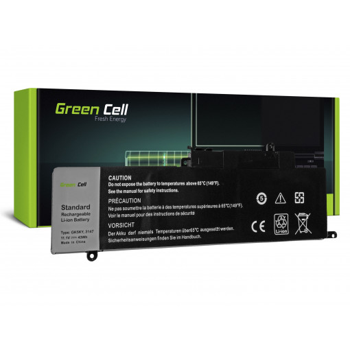 DE82 : Green Cell Battery for Dell Inspiron 11 3147 3148 3152 3153 13 7347 7348 7352 / 11,1V 3850mAh; Green Cell
