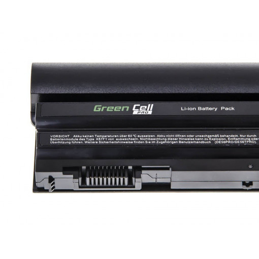 DE56TPRO : Green Cell PRO Battery for Dell Latitude E5520 E6420 E6520 E6530 (rear) / 11,1V 7800mAh; Green Cell