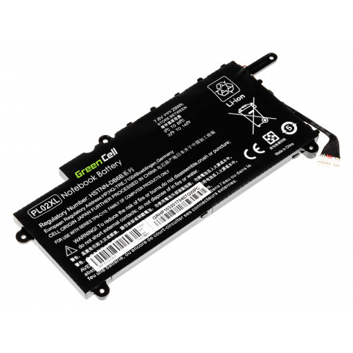 HP103 : Green Cell Battery for HP Pavilion x360 11-N HP x360 310 G1 / 7,6V 3800mAh; Green Cell