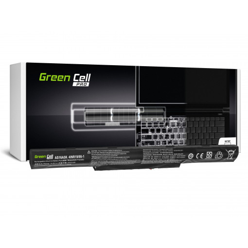 AC51PRO : Green Cell PRO Battery AS16A5K for Acer Aspire E15 E5-553 E5-553G E5-575 E5-575G F15 F5-573 F5-573G / 14,6V 2600mAh; Green Cell