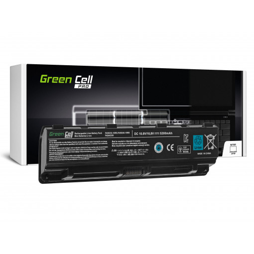 TS13PRO : Green Cell PRO Battery for Toshiba Satellite C850 C855 C870 L850 L855 PA5024U-1BRS / 11,1V 5200mAh; Green Cell