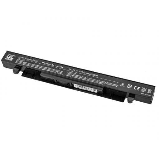 AS58ULTRA : Green Cell ULTRA Battery for Asus A450 A550 R510 X550 / 14,4V 3400mAh; Green Cell