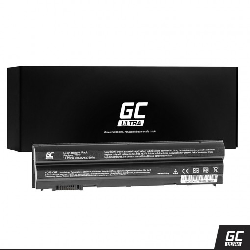 DE04ULTRA : Green Cell ULTRA Battery for Dell Latitude E5520 E6420 E6520 E6530 / 11,1V 6800mAh; Green Cell