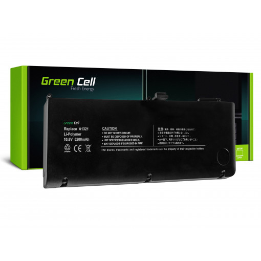 AP10 : Green Cell Battery for Apple Macbook Pro 15 A1286 2009-2010 / 11,1V 5200mAh; Green Cell