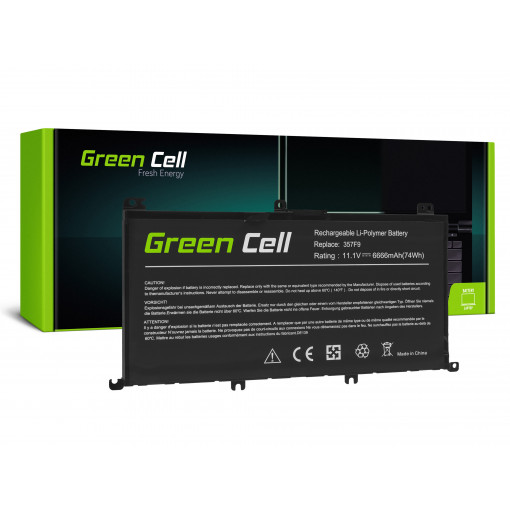 DE139 : Green Cell Battery 357F9 for Dell Inspiron 15 5576 5577 7557 7559 7566 7567; Green Cell
