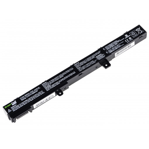 AS75PRO : Green Cell PRO Battery for Asus R508 R556 R509 X551 / 14,4V 2600mAh; Green Cell