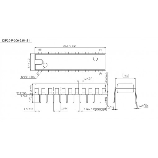 MAX233CPP+G36; IC: interface; transceiver; RS232,full duplex; 120kbps; DIP20; 5V; MAXIM INTEGRATED MAX233CPP+G36; IC: interface; transceiver; RS232,full duplex; 120kbps; DIP20; 5V; MAXIM INTEGRATED