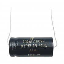 CEB-100/100A; Capacitor: electrolytic; bipolar; THT; 100uF; 100V; Ø18x39mm; ±20%; SR PASSIVES