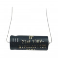 CEB-22/100A; Capacitor: electrolytic; bipolar; THT; 22uF; 100V; Ø12x30mm; ±20%; SR PASSIVES
