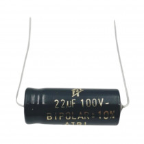 CEB-22/100A; Capacitor: electrolytic; bipolar; THT; 22uF; 100V; Ø12x30mm; ±20%; SR PASSIVES