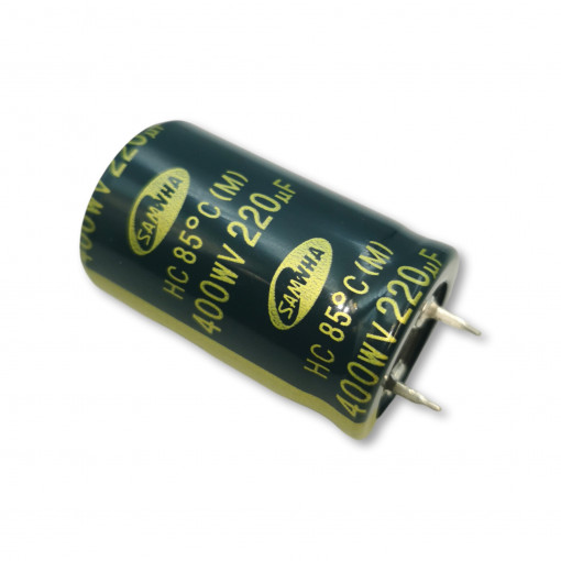 220/400HC2540; 220uF 400V 85C 25x40 HC2G227M25040HA SAMWHA 220/400HC2540; 220uF 400V 85C 25x40 HC2G227M25040HA SAMWHA