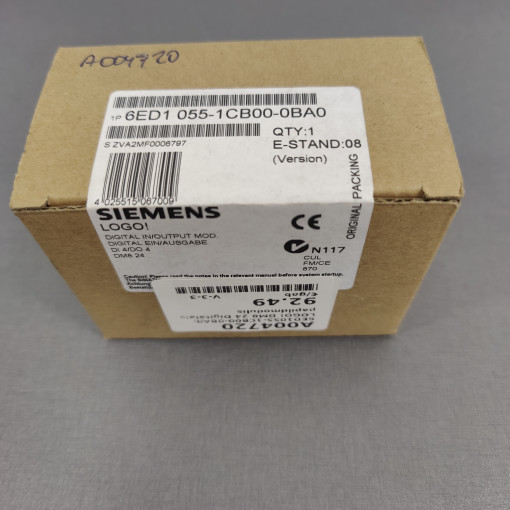 6ED1055-1CB00-0BA0; LOGO! DM8 24 Digitālais papildmodulis