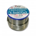 ALV3.025; Lodalva Sn97Cu3, w/o flux 3.0mm, 250gr vara cauruļu lodēšanai, Cynel