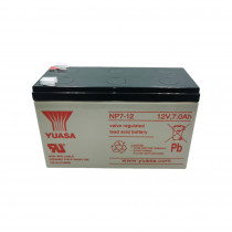 APB.12.07.YUASA Svina akum. 12V 7Ah 151x65x97.5mm Yuasa NP7-12 4.8mmklemme 2.65kg