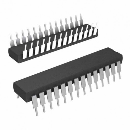ATMEGA168-20PU; AVR microcontroller; EEPROM: 512B; SRAM: 1kB; Flash: 16kB; DIP28; MICROCHIP (ATMEL) ATMEGA168-20PU; AVR microcontroller; EEPROM: 512B; SRAM: 1kB; Flash: 16kB; DIP28; MICROCHIP (ATMEL)