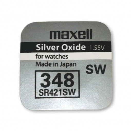 BATT.348.MAX; 348 baterija 1.55V Maxell 4.8x2.15mm