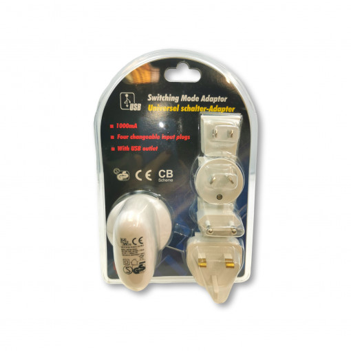 BB05U1.1000.AD.MW; Barošanas bloks 5V 1A USB izeja UNI ieejas adapt. BB05U1.1000.AD.MW; Barošanas bloks 5V 1A USB izeja UNI ieejas adapt.