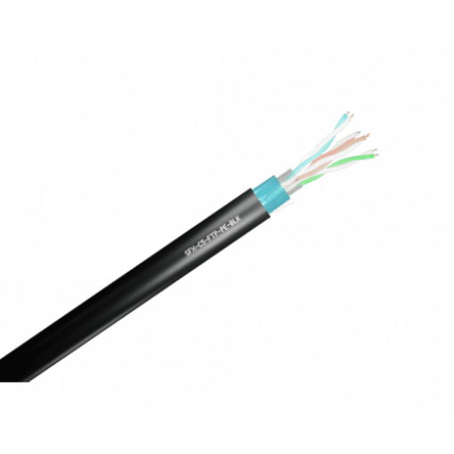 CAT5.FU24C.BK305PV2; CAT5e FTP cietais 4x2x0.50mm CU InstalBase Al+PE foil OUT PVCx2 305m spoles CAT5.FU24C.BK305PV2; CAT5e FTP cietais 4x2x0.50mm CU InstalBase Al+PE foil OUT PVCx2 305m spoles