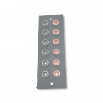 CC-007.12.62; 12RCA šasijas ligzdas 2 rindas pa 6