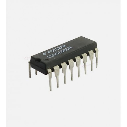 CD4020; 14-STAGE BIN RIPPLE COUNTER DIP16