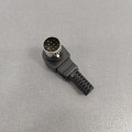 DNC-13/2; DIN 13pin spraudnis vadā 90°leņkī, changer spraudnis