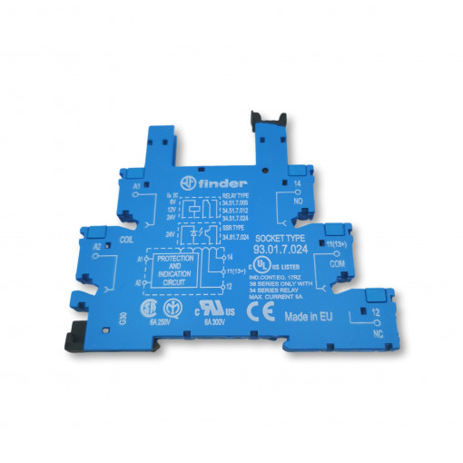 F93.01-24; DIN ligzda 34.51 24VDC 93.01.7.024 F93.01-24; DIN ligzda 34.51 24VDC 93.01.7.024