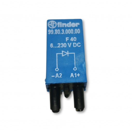 F99.80.3.000.00; DIN ligzdas diode 6-220V DC F99.80.3.000.00; DIN ligzdas diode 6-220V DC
