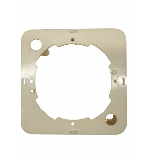 FD1.WHITE; TV-Radio rozete 5-860MHz, ar baltu dekoratīvo vāci