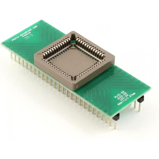 ICVT_PLCC52/1; PLCC 52k m/s panelis 1:1