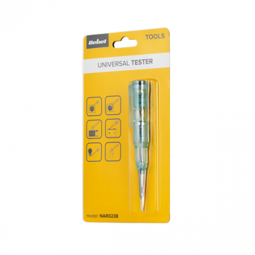 INSTR-404.TR; Skrūvgriezis-Testeris 70-250VAC 250VDC caurspīdīgs