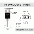 IRF540; N-FET 100V 28A 150W 0.077R TO220 IRF540; N-FET 100V 28A 150W 0.077R TO220