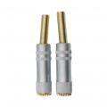 JC25SL.VMG.2SET#T; PAIR OF 2,5MM STEREO JACKS / PROFESSIONAL