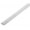 CB-HFT(2X) 2.4; Heat shrink sleeve; glueless; 2: 1; 2.4mm; L: 1m; white; polyolefine; CYG