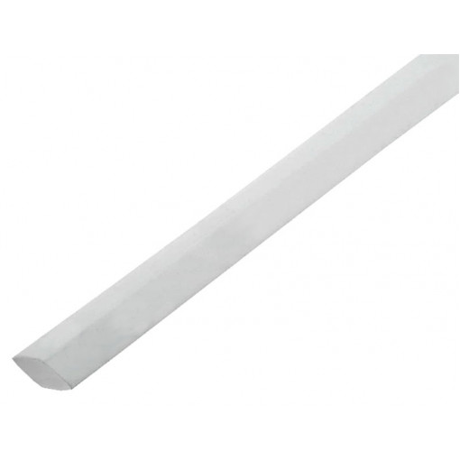 CB-HFT(2X) 2.4; Heat shrink sleeve; glueless; 2: 1; 2.4mm; L: 1m; white; polyolefine; CYG CB-HFT(2X) 2.4; Heat shrink sleeve; glueless; 2: 1; 2.4mm; L: 1m; white; polyolefine; CYG