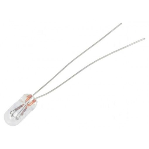 L16-28/24; Filament lamp: miniature; 28VDC; 24mA; Bulb: T1; Ø: 3.15mm; L: 6.35mm; BRIGHTMASTER L16-28/24; Filament lamp: miniature; 28VDC; 24mA; Bulb: T1; Ø: 3.15mm; L: 6.35mm; BRIGHTMASTER