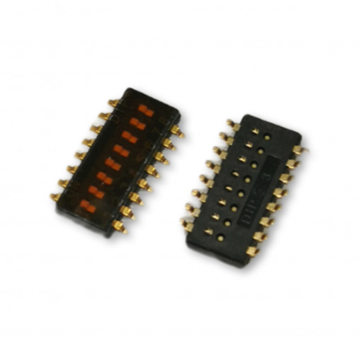 NHDS-08T; DIL switch SMD pitch 1.27 mm NHDS-08T; DIL switch SMD pitch 1.27 mm
