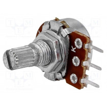 R16148-1A-2-A220K; Potentiometer: shaft; single turn; 220kΩ; 63mW; ±20%; THT; 6mm; mono; SR PASSIVES R16148-1A-2-A220K; Potentiometer: shaft; single turn; 220kΩ; 63mW; ±20%; THT; 6mm; mono; SR PASSIVES