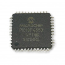 PIC18F4550-I/PT; MCU 32Kx16 FLASH 34I/O 48MHz TQFP44