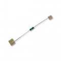 MF006FJ100KA50; Resistor: metal film; THT; 1Ω; 0.6W; ±1%; Ø2.5x6.8mm; 200ppm/°C; ROYAL OHM MF006FJ100KA50; Resistor: metal film; THT; 1Ω; 0.6W; ±1%; Ø2.5x6.8mm; 200ppm/°C; ROYAL OHM