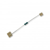 MF006FJ100KA50; Resistor: metal film; THT; 1Ω; 0.6W; ±1%; Ø2.5x6.8mm; 200ppm/°C; ROYAL OHM