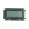 RC0802A-FHW-ESX; LCD 8x2 LED balta 58x32x13.5
