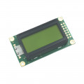 RC0802A-YHY-ESX; LCD 8x2 LED dzeltena 58x32x13.5