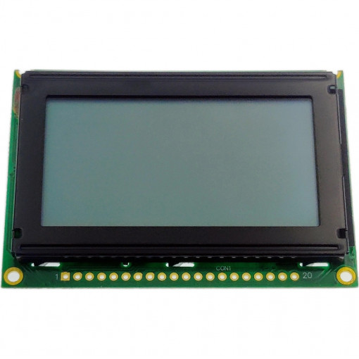 RG12864B-GHW-V; LCD 128x64 grafiskais LED dzeltena 75x53x9