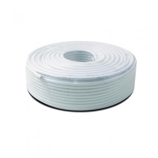 RG6.CCS1.32.100W; RG6 koaks.kab. CCS 1.02mm Foil+48x0.12mm AL Balts RG6.CCS1.32.100W; RG6 koaks.kab. CCS 1.02mm Foil+48x0.12mm AL Balts