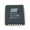 SST27SF512-70-3C-NHE; EEPROM 64Kx8 70ns PLCC 32p